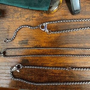 David Yurman 16-18” chain AUTHENTIC